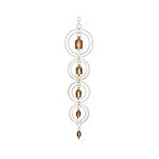 Rustic Tiered Brass Bells Wind Chime