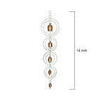 Rustic Tiered Brass Bells Wind Chime