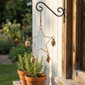 Rustic Star Hanging Metal Garden Bells