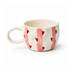 50-Piece Rustic Ceramic Cup Set Featuring Mixed Colors & Handmade Styles