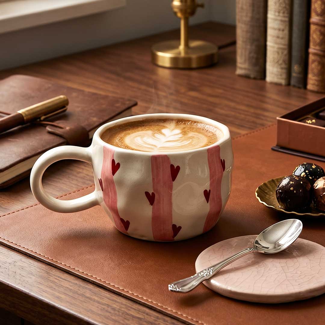 50-Piece Rustic Ceramic Cup Set Featuring Mixed Colors & Handmade Styles