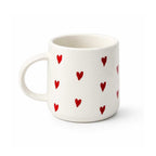 50-Piece Rustic Ceramic Cup Set Featuring Mixed Colors & Handmade Styles
