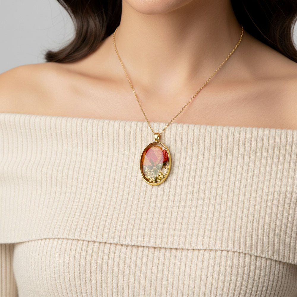 Crimson Rose Pendant