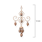 Rustic Copper Cascading Bell Wind Chime
