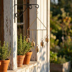 rustic metal bell chime