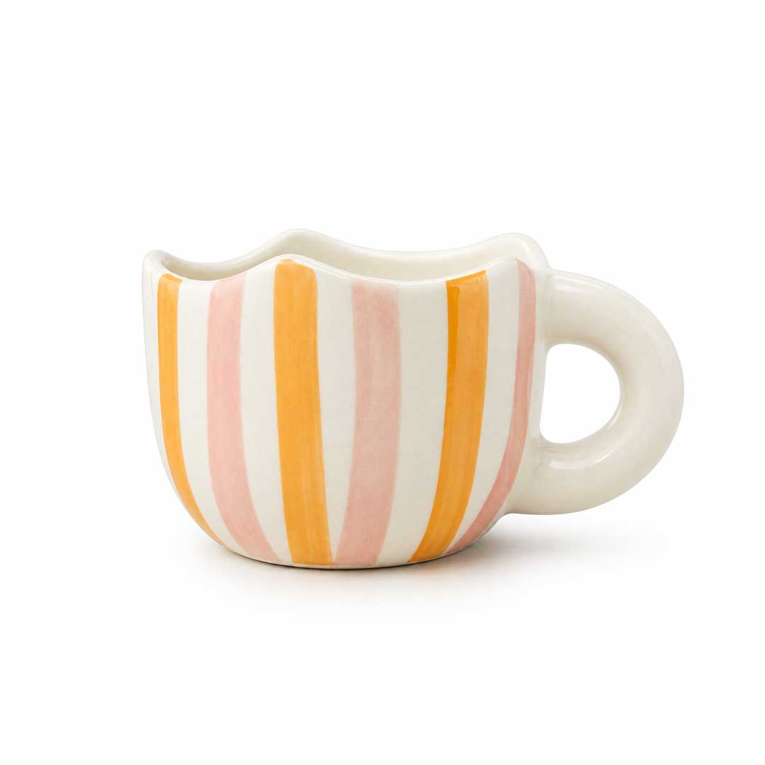 50-Piece Rustic Ceramic Cup Set Featuring Mixed Colors & Handmade Styles