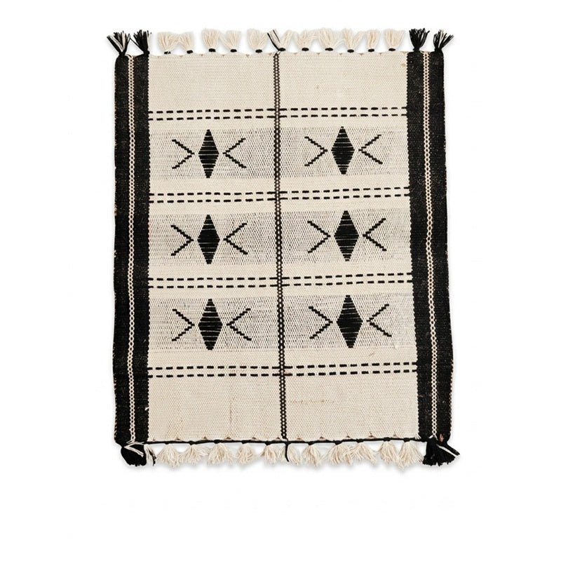 Dhokra Weaving Hand-Woven Geometric Table Mat Set of 4