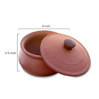 Pokhran Artisan Terracotta Honey Pot with Wooden Spoon