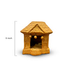 Pokhran Artisanal Terracotta Garden Bird Feeder Hut