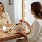 Artisan Gota Patti Floral Canvas Utility Pouch