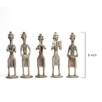 Antique Finish Dhokra Brass Tribal Performance Art Set