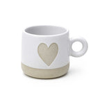 50-Piece Rustic Ceramic Cup Set Featuring Mixed Colors & Handmade Styles