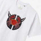 Hand Painted Red Crab Tribal Graphic T-Shirt