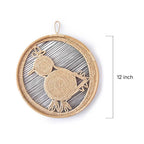 Kashi Grass Handwoven Bird Silhouette Wall Art