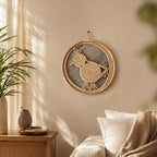 Kashi Grass Handwoven Bird Silhouette Wall Art